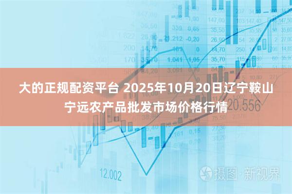 大的正规配资平台 2025年10月20日辽宁鞍山宁远农产品批发市场价格行情